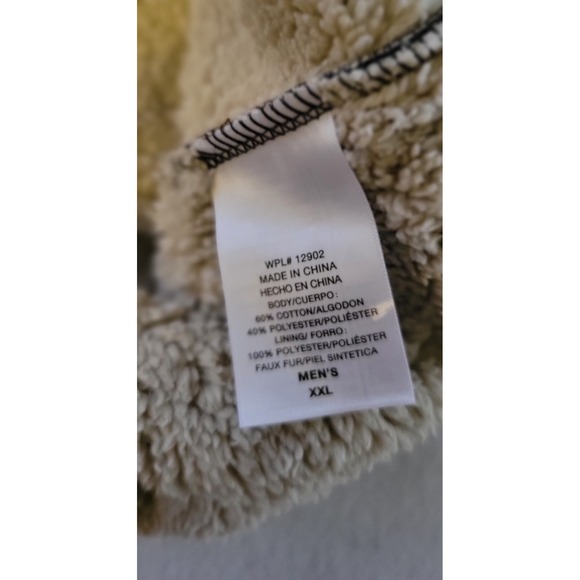 The American OutdoorsmanSherpa Lined Waffle Henley Shirt Size XXL Color Gray - Picture 8 of 11